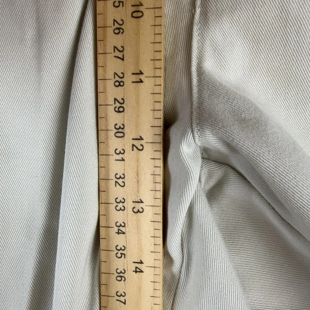 Polo Ralph Lauren Pants Mens 36x31 Beige Pleated Chino Cotton Cuffed Regular Fit